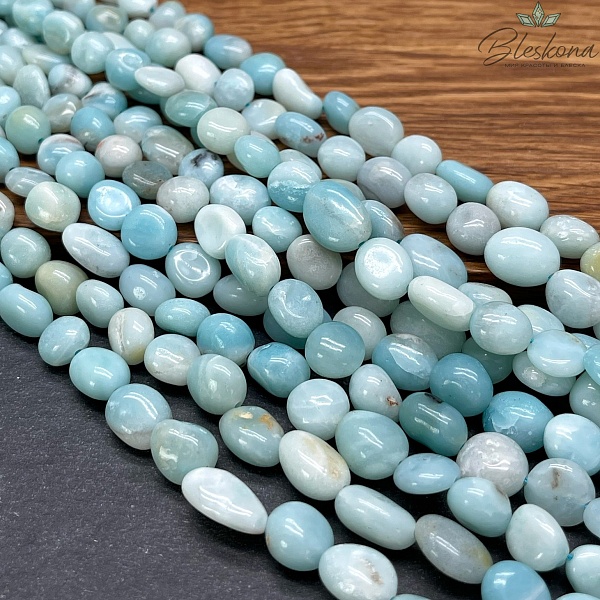 Амазонит галтовка №2 10-14 мм