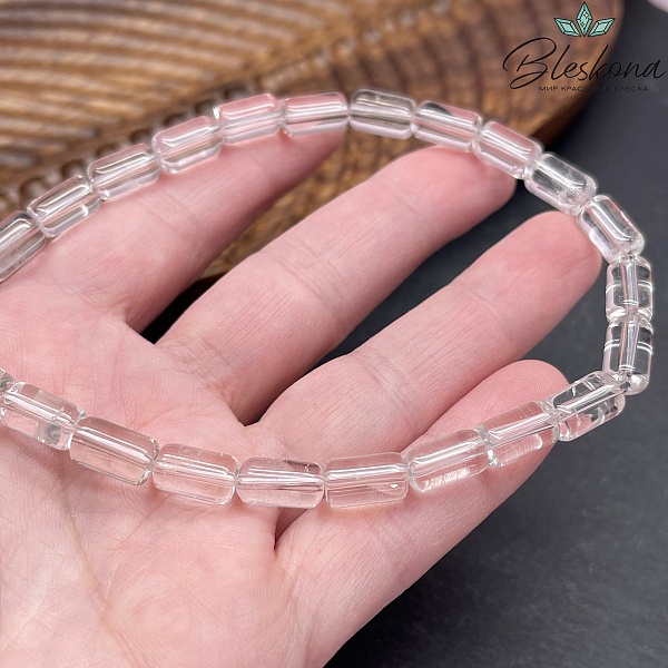 Горный хрусталь бочонок 6*11мм 