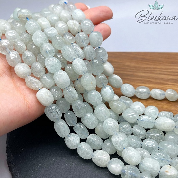 Аквамарин галтовка №3 (11-12)*(8-9) мм