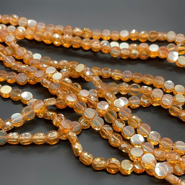 6 мм Стекло Lux, таблетка, цвет персиковый