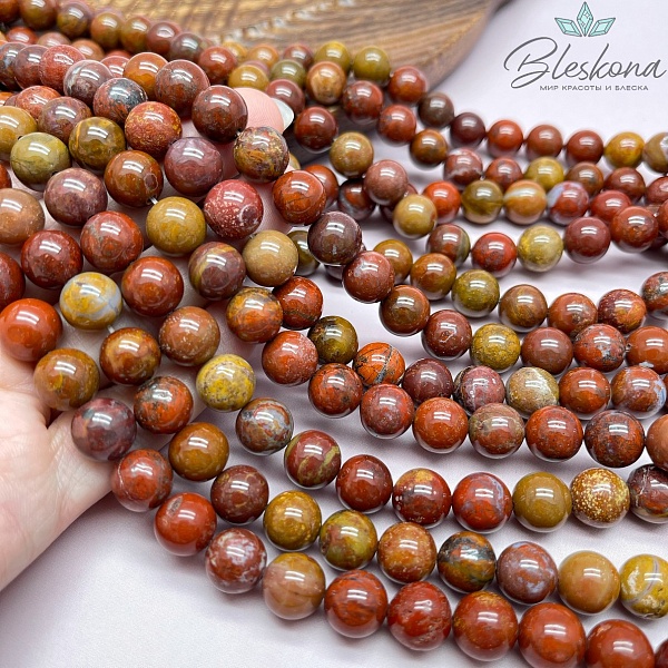 Агат Красный Чжаньго 10,5 мм