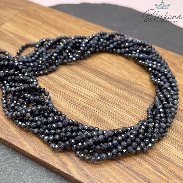 Сапфировый корунд алмазная огранка №3 3 мм