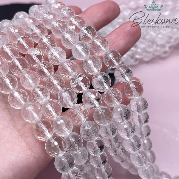 Горный хрусталь огранка 10 мм