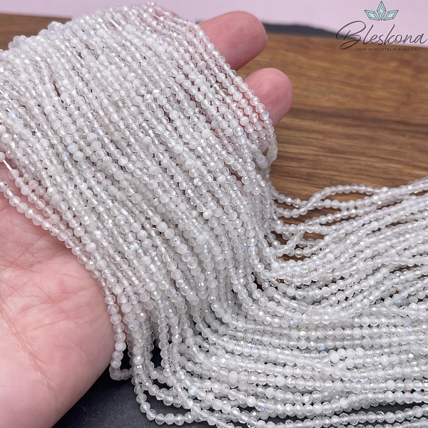 Лунный камень алмазная огранка №4 2,5 мм