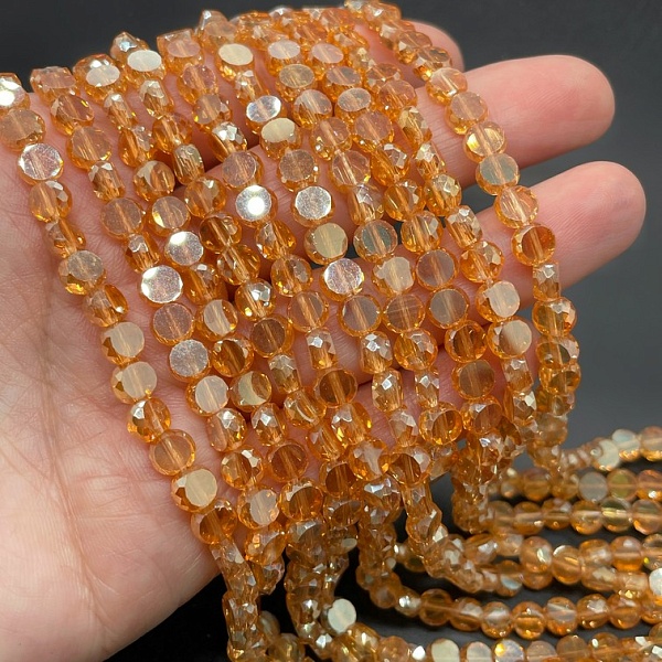 6 мм Стекло Lux, таблетка, цвет персиковый