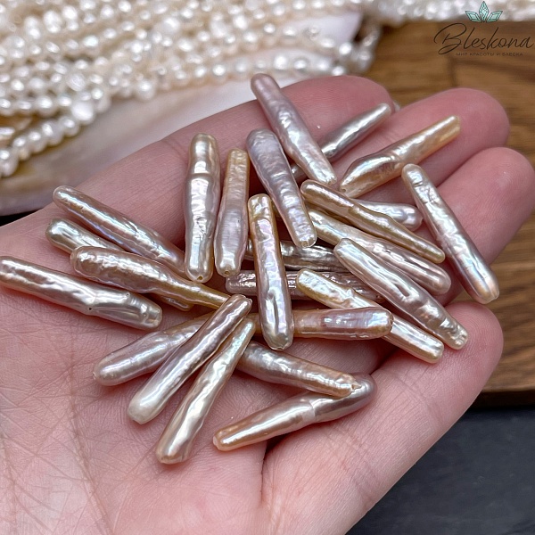 Жемчуг Бива фиолетовый штучно 22-25мм