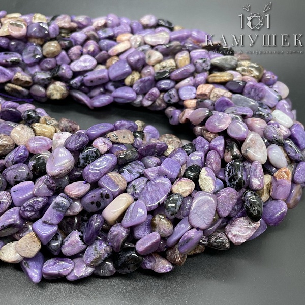 Чароит галтовка 8-12 мм