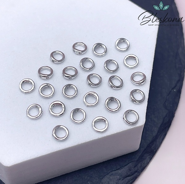 5*2 мм Цвет серебро, Концевик