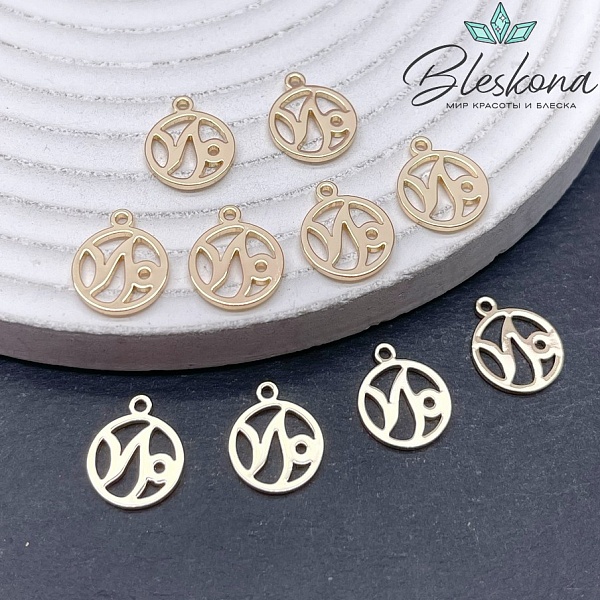 13*11 мм Цвет золото, Подвеска Козерог