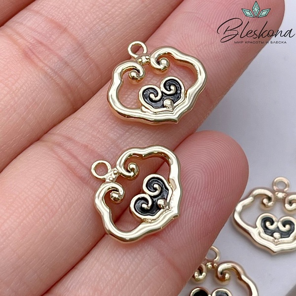 14*15 мм Цвет золото, Подвеска Этно №6