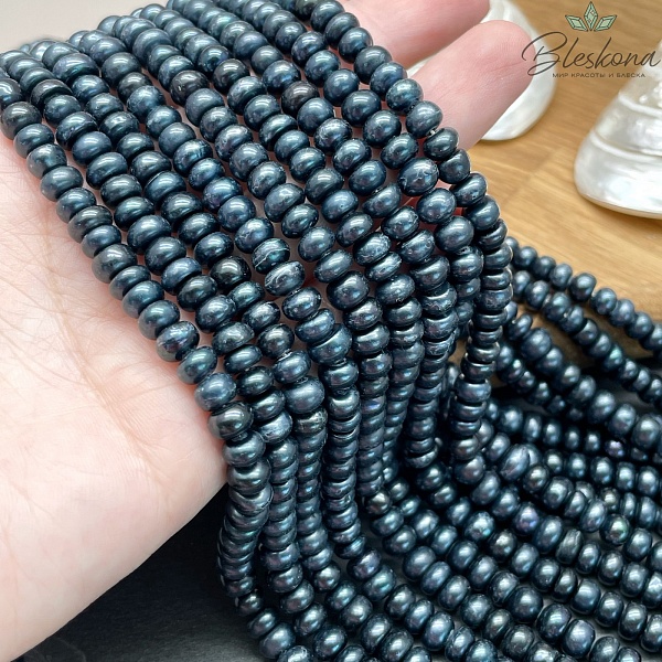 Жемчуг кукуруза черный хамелеон 6,5-7 мм