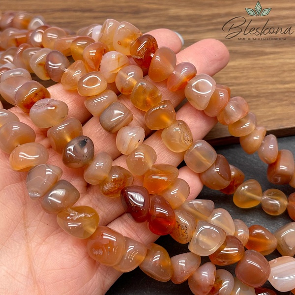 Агат галтовка фриформ (7-12)*(10-11) мм 