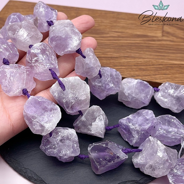 Аметист лавандовый куски (26-29)*(15*26) мм