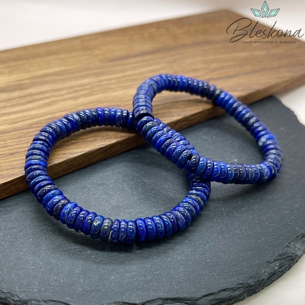 Лазурит рондель 8,5 мм сет 18 см