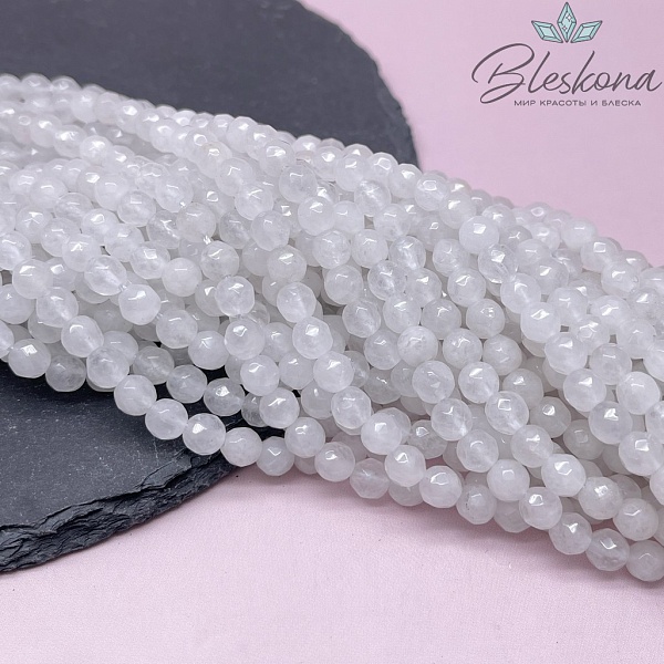 Кварц Белый огранка 6 мм