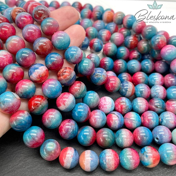 Агат с узором №19 12 мм