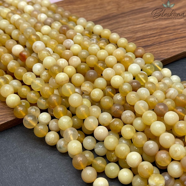 Опал желтый 8,5 мм