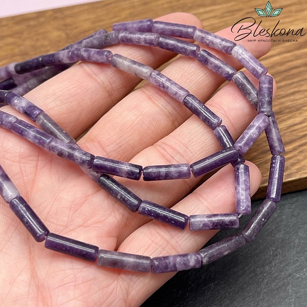 Лепидолит трубочки 13*4 мм №2