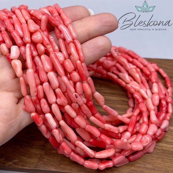 Коралл розовый фриформ (Коралловые водоросли) 4-6,5 мм