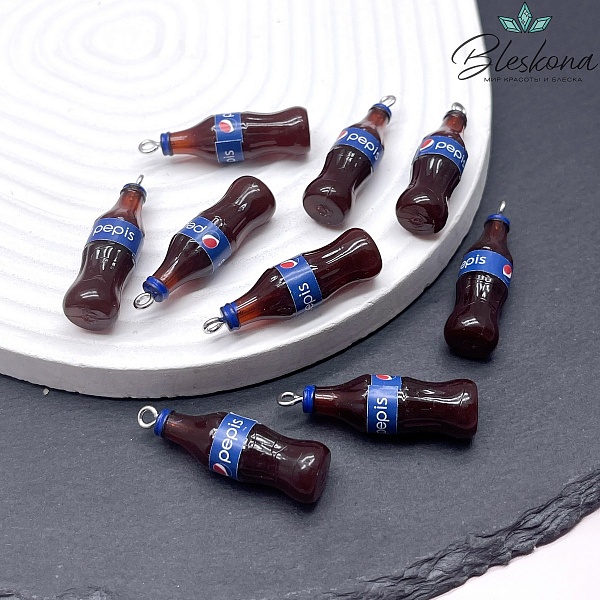 10*34мм, Цвет серебро, Подвеска Pepsi АКЦИЯ