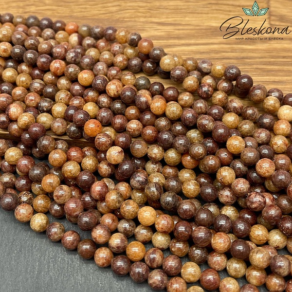 Кварцит коричневый №1 6 мм