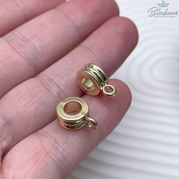 9 мм Цвет золото, Бейл неразъемное кольцо