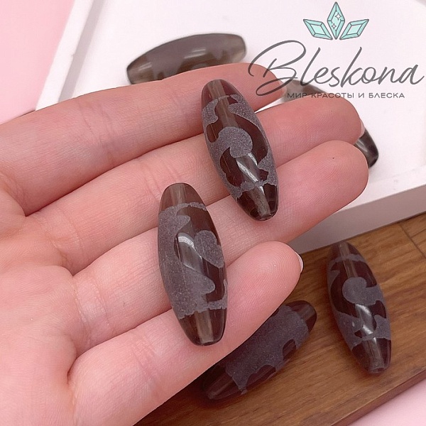 Бусина Дзи Руи 30*11 мм