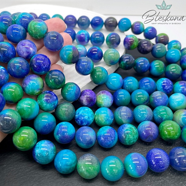 Агат с узором №23 14 мм