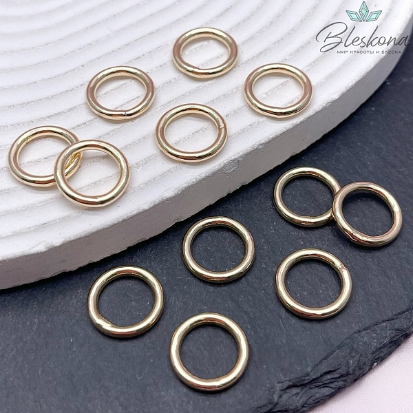 ⌀14мм Цвет золото, Подвеска кольцо 