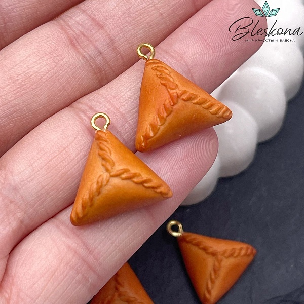 18 мм, Цвет золото, Подвеска Эчпочмак (Этно)