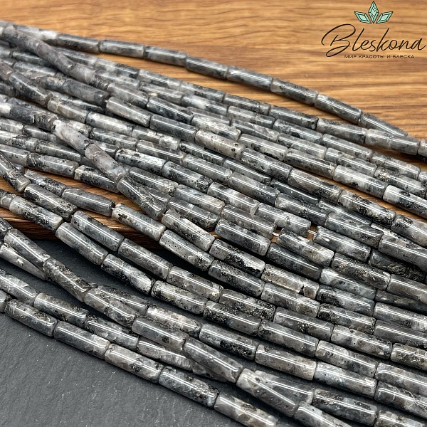 Варисцит голубой имитация трубочки 13*4мм