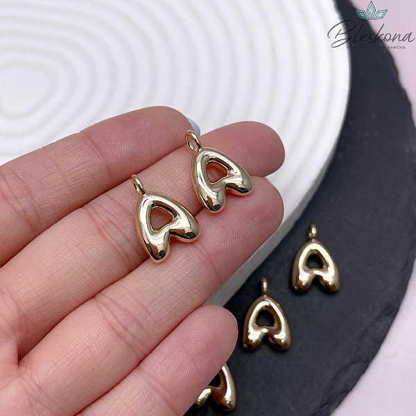 18 мм, Цвет золото, Буква объемная А