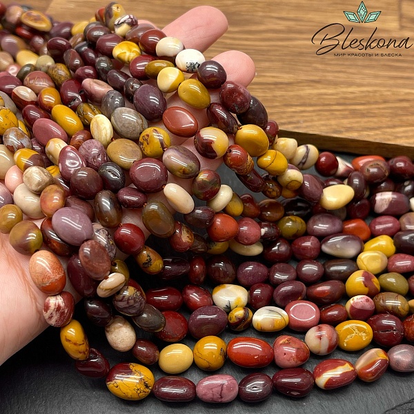 Яшма Мукаит галтовка 7-10 мм