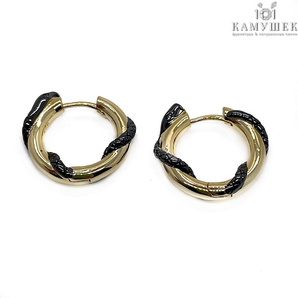 23мм Цвет золото, Швензы Конго змея