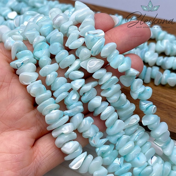 9-11 мм Перламутр тиффани крошка 