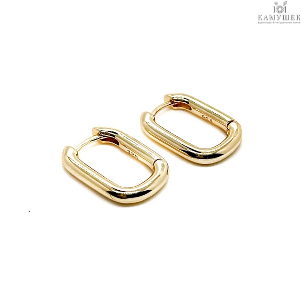 19*14 мм Цвет золото, Швензы Конго Люкс овал