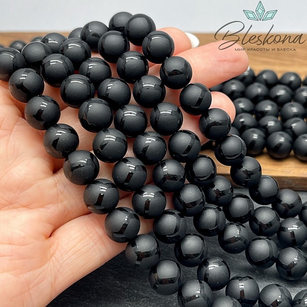 Стекло черное матовое Черепаха 10 мм 