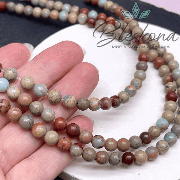 Яшма Aqua Terra 6 мм