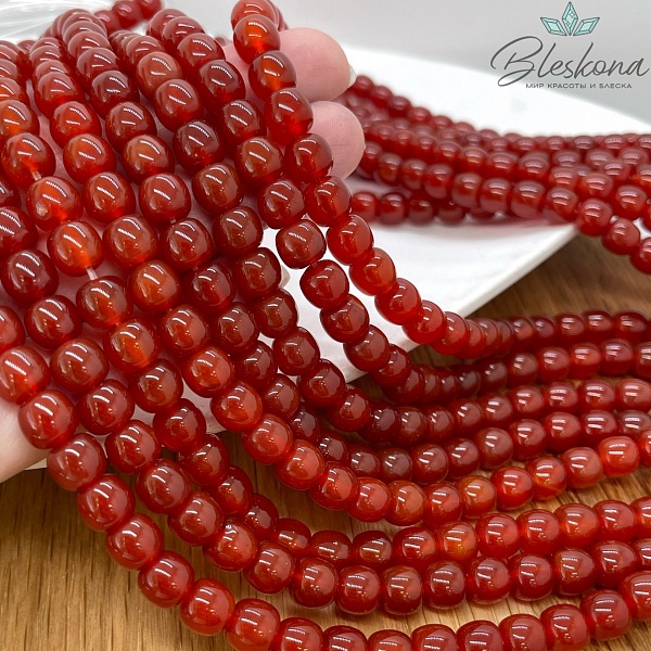 Сердолик №2 бочата 6,5*7 мм