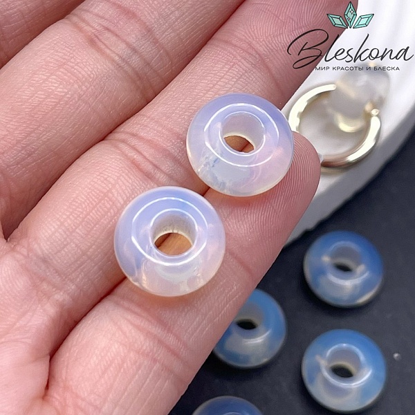 Бублик Лунный камень имитация 14мм